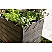 Garantia Hochbeet Ergo QUADRO U L 75 (240 x 160 x 75 cm, Kunststoff, Anthrazit-braun) | BAUHAUS