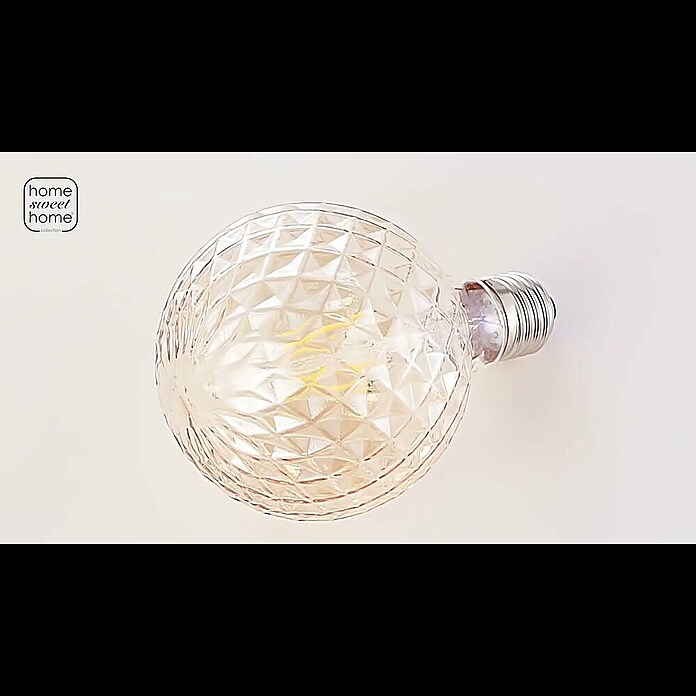 Home Sweet Home LED-Lampe Vintage Globe-Form E27 (E27, Dimmbar, Warmweiß, 380 lm, 4 W) | BAUHAUS