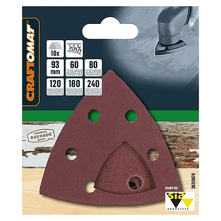 Craftomat  Delta-Haftschleifscheiben Set