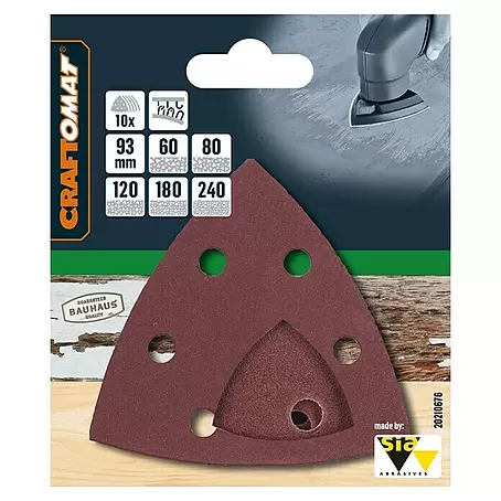 Craftomat  Delta-Haftschleifscheiben Set