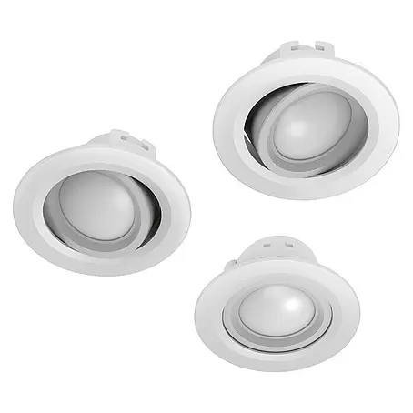 Hama  LED-Einbauleuchten-Set rund