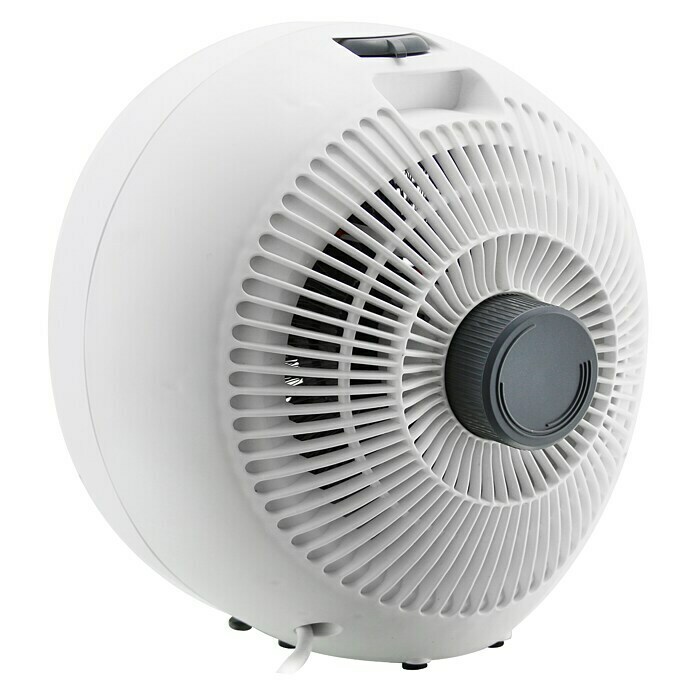 Voltomat HEATING Heizlüfter Globe2.000 W, Grau, 16,8 x 25 x 25 cm Back View