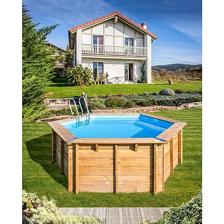 Gre  Holz-Pool Vanille 2