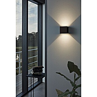 Eglo LED-Außenwandleuchte Calpino (6,6 W, 10,5 x 10,5 x 10,5 cm, Anthrazit, IP54)
