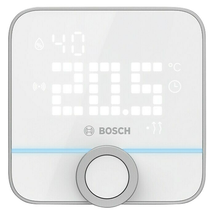Bosch Smart Home Raumthermostat II (Weiß, L x B x H: 87 x 86 x 35
