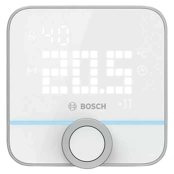 Bosch Smart Home Raumthermostat II Fußbodenheizung230 V, LED-Display, L x B x H: 35 x 86 x 87 mm