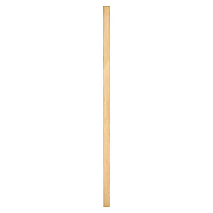 Holzpfosten - 90 x 90 x 3.000 mm, Kiefer, Kesseldruckimprägniert - Texturierte, beigefarbene Oberfläche mit subtilen Farbvariationen und natürlicher Ästhetik. Ideal für Hintergründe und Designelemente.