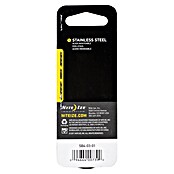 Nite Ize Mosquetón doble (89 x 38 mm, Acero inoxidable, Negro, Resistencia a la tracción: 33 kg)