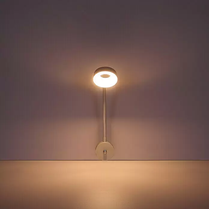 Globo LED-Wandleuchte LEHOVO - B x H: 26 x 45,5 cm, Weiß - Bildausschnitt