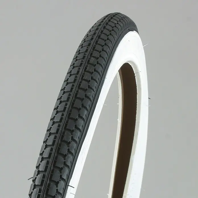 Fischer Fahrradreifen - Geeignet für: Straße, 28 ", 1,75 ", Schwarz/Weiß - Fahrradreifen mit weißer Seitenwand und schwarzem Profil für optimalen Grip und stilvolles Aussehen.