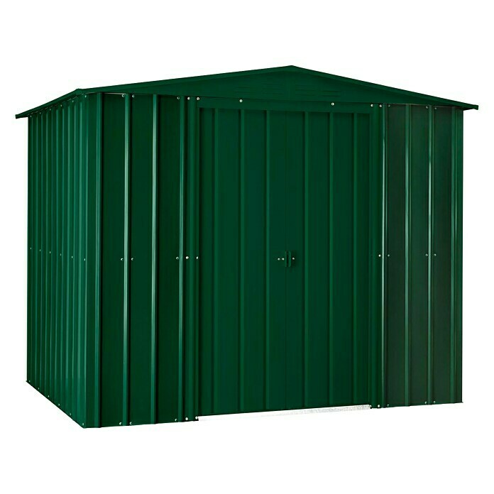 Clemens HobbyTec Gerätehaus (Grün, L x B: 2,45 x 2,45 m, Satteldach)