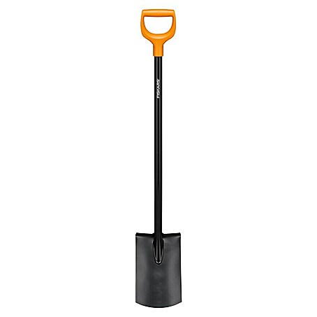 Fiskars Solid Gärtnerspaten rund (Arbeitsbreite: 18 cm, Länge: 116 cm)