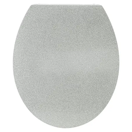Poseidon  WC-Sitz Silver Glitter