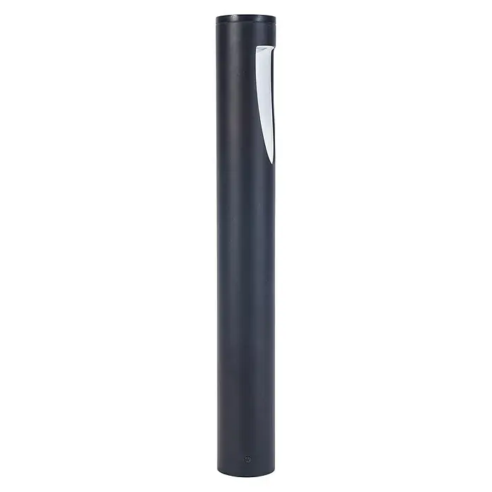 Forlight Reweood Sobremuro exterior - 7 W, Color del marco: Antracita, Blanco neutro, Con bombillas - Una elegante luz de camino LED negra con un elegante acento blanco, perfecta para espacios exteriores contemporáneos.