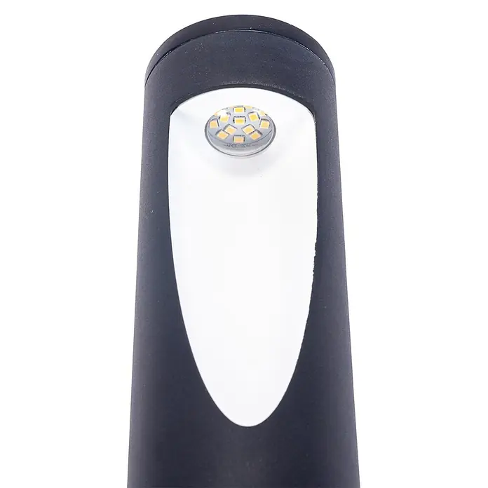 Forlight Reweood Sobremuro exterior - 7 W, Color del marco: Antracita, Blanco neutro, Con bombillas - Luz negra de exterior con LED para zona de jardín, ideal para iluminación ambiental.