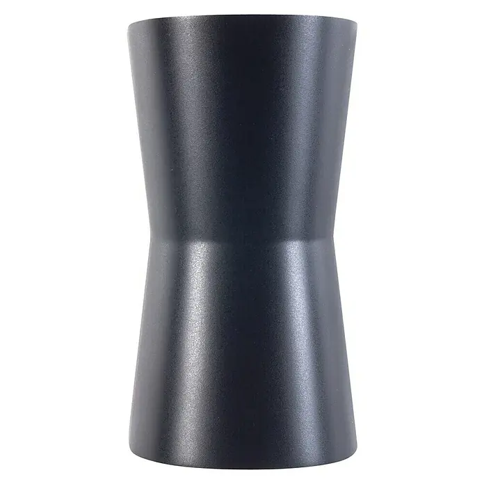 Forlight Aplique exterior Dofo - 16 W, L x An x Al: 9,5 x 11 x 19,5 cm, Negro, GU10 - Elegante jarrón con forma de cintura en antracita mate. Su diseño moderno lo convierte en un centro de atención en cualquier habitación.