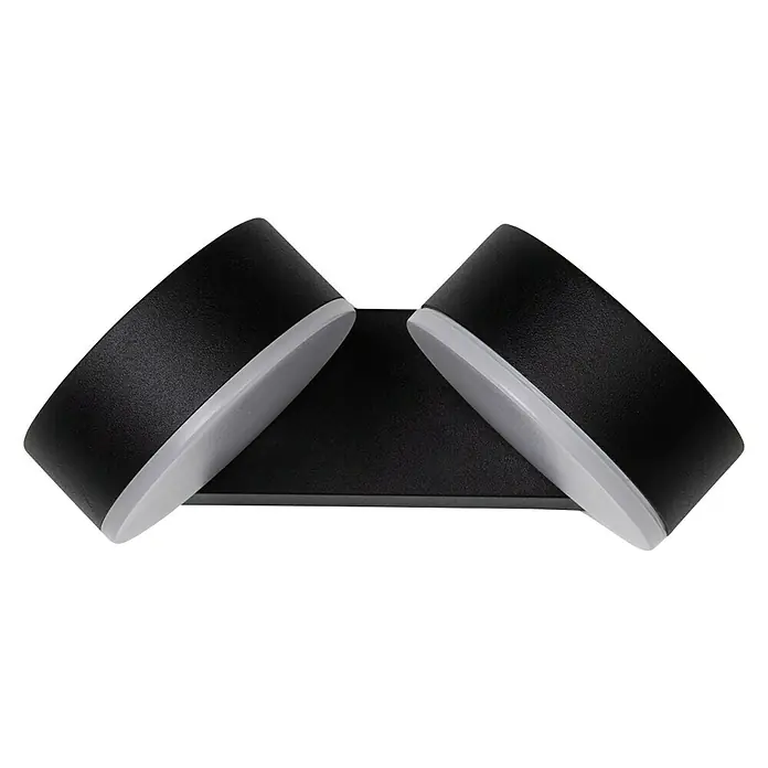 Forlight Pale Aplique exterior LED - 21 W, L x An x Al: 11 x 14 x 4 cm, Antracita, Blanco neutro - Lámpara de pared LED negra moderna con un diseño elegante y minimalista. Ideal para soluciones de iluminación interior y exterior con estilo.
