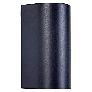 Forlight Aplique exterior Line (16 W, L x An x Al: 8,5 x 10,5 x 19,5 cm, Negro, GU10)