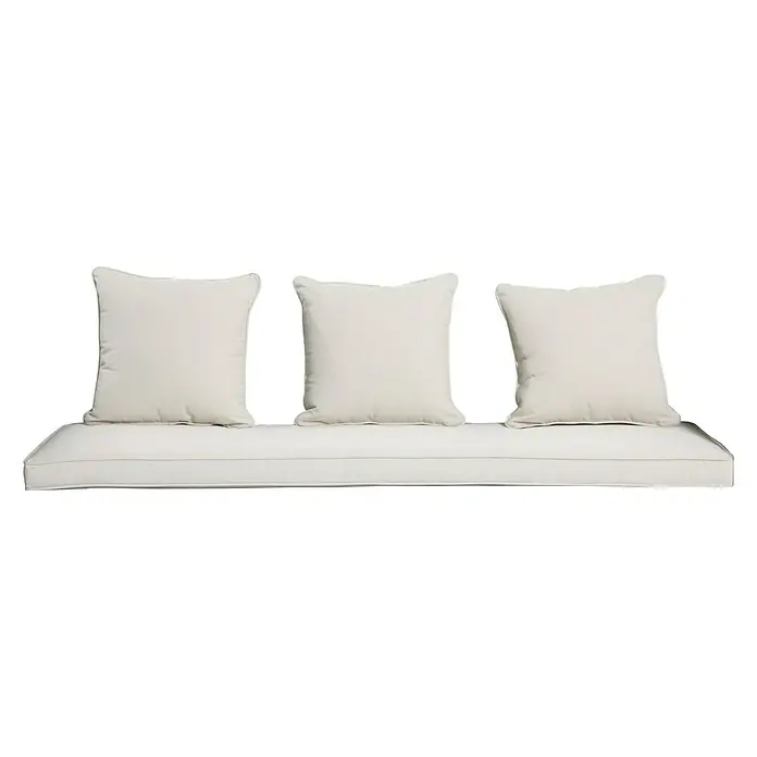 Sunfun Ersatzkissen - Passend für: Sunfun Neila 3er-Loungesofa 186 cm - Ein bequemes Sitzkissen mit drei weichen Kissen, ideal für den Innen- und Außenbereich, bietet optimalen Komfort und stilvolles Design.