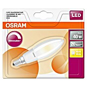 Osram LED-Leuchtmittel Retrofit Classic B (5 W, E14, Warmweiß, Dimmbar, Matt, Energieeffizienzklasse: A++)