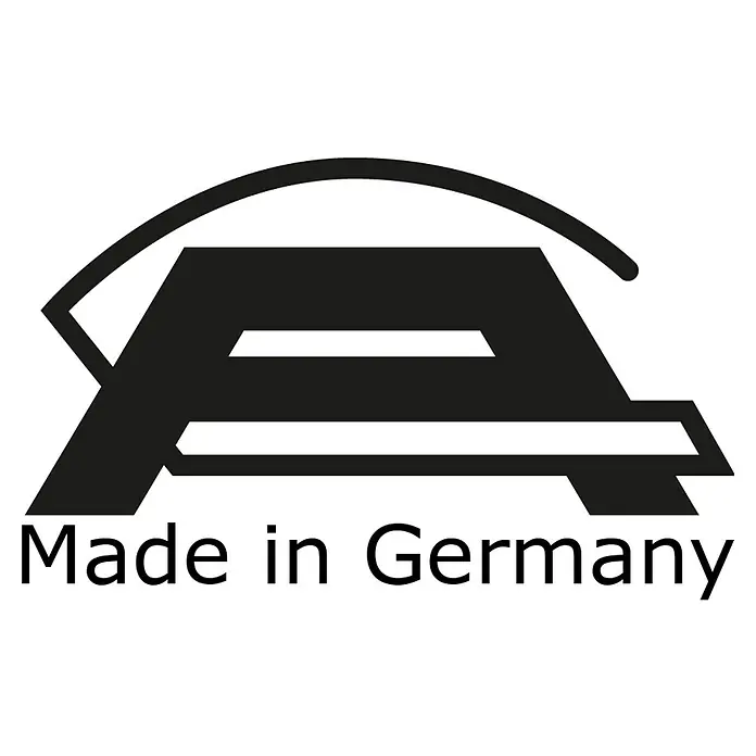 Angerer Klemmmarkise - Hellgrau/Dunkelgrau, Breite: 3,5 m, Ausfall: 1,5 m - Schwarze stilisierte Darstellung eines Autos mit kurzem Radstand und niedrigem Profil, perfekt für den Automobilbereich.