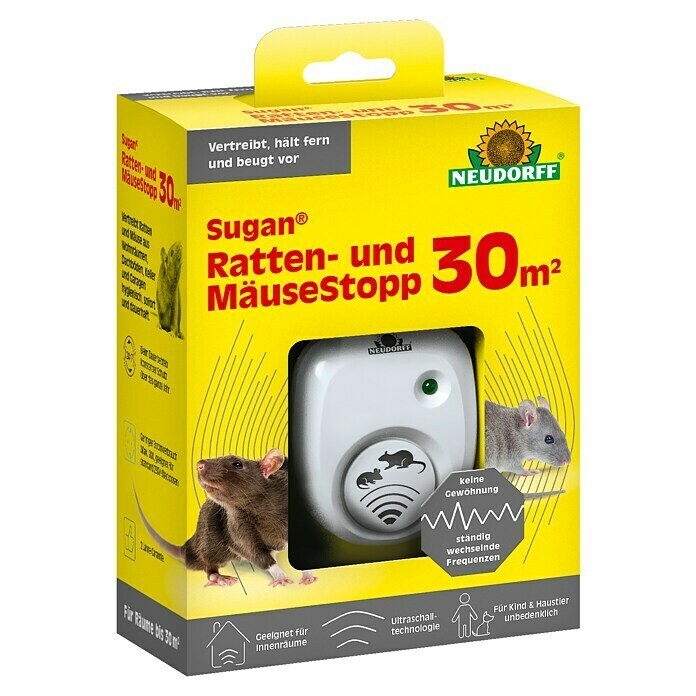 Neudorff Sugan Ratten- & Mäusebekämpfung (Inhalt ausreichend für