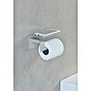 Creabath Elegance Portarrollos de pared (Con tapa, Gris silk) | BAUHAUS