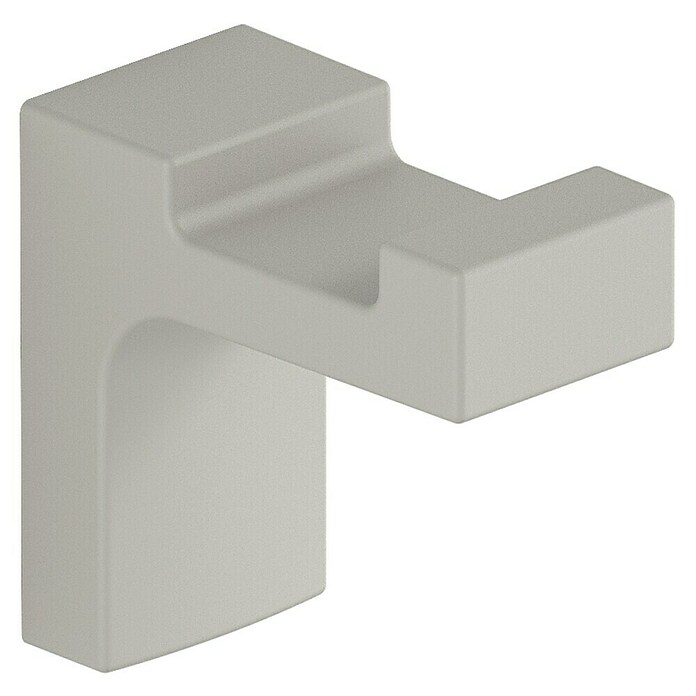 Creabath Elegance Colgador de baño (L x Al: 5,3 x 5 cm, Número de ganchos: 1 ud., Gris silk) | BAUHAUS