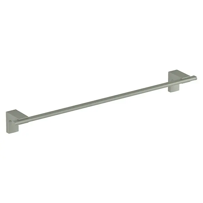 Creabath Elegance Toallero de barra - 51,1 cm, Verde mist - Un moderno toallero de metal para guardar toallas con estilo en el baño.
