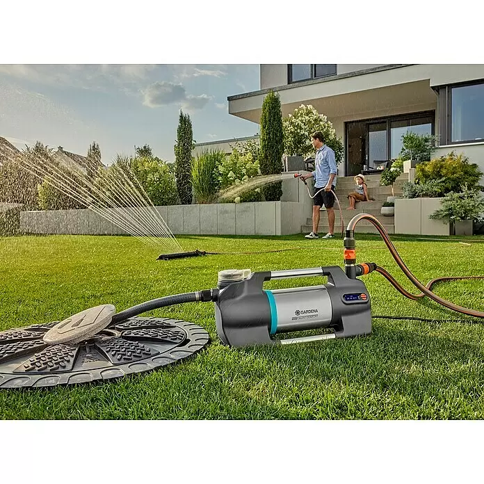 Gardena Gartenpumpe 6500 SilentComfort - 1.300 W, Max. Fördermenge: 6.500 l/h - Anwendungsbeispiel
