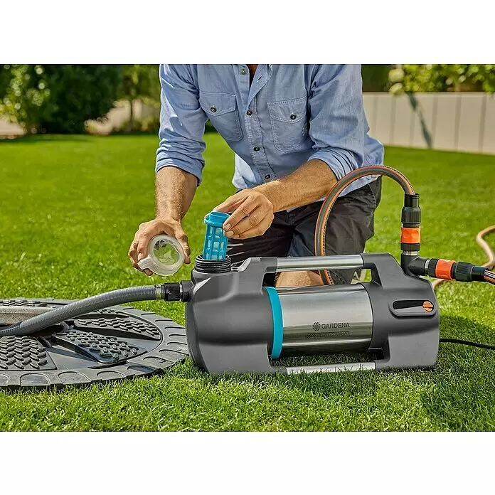 Gardena Gartenpumpe 6500 SilentComfort - 1.300 W, Max. Fördermenge: 6.500 l/h - Anwendungsbeispiel