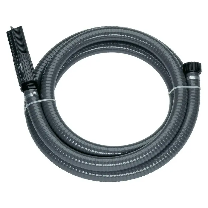 Gardena Gartenpumpen-Set 4200 Silent - 600 W, Max. Fördermenge: 4.200 l/h - Flexibler, grauer Gardena Ansaugschlauch mit Sieb und Anschlussstück für Pumpen, ideal für die Gartenbewässerung und Wasserentnahme.