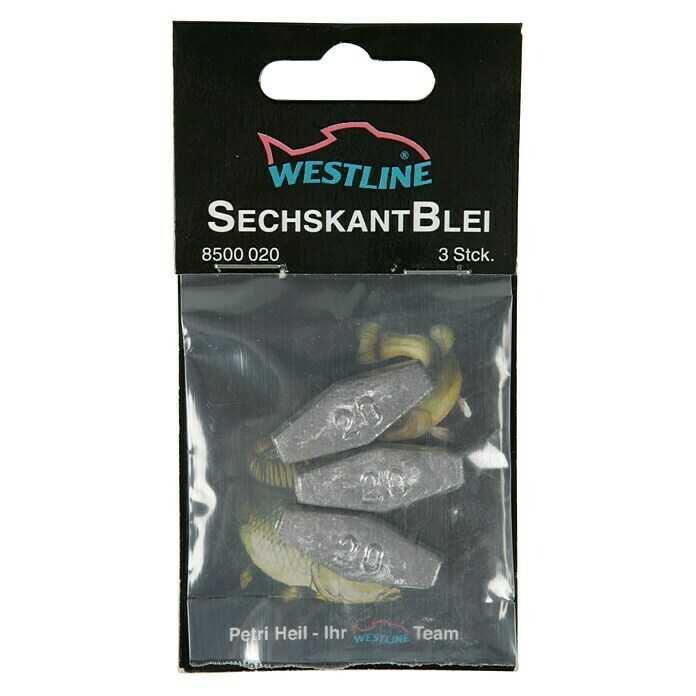 Westline Sechskantblei (3 Stk., 20 g)