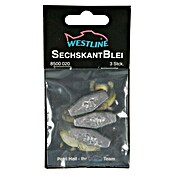 Westline Zeshoekig vislood 40 g (3 stk., 40 g)