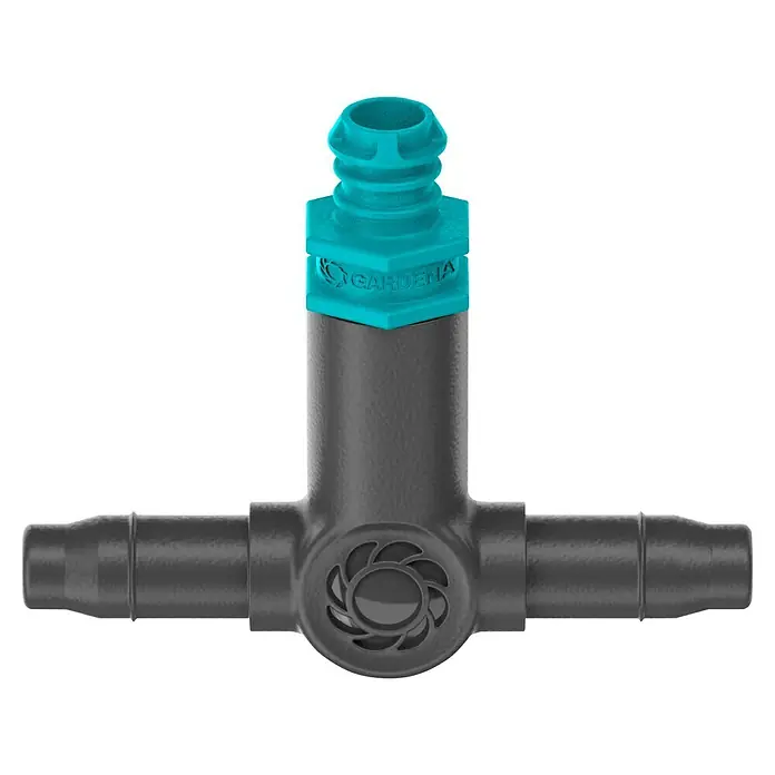 Gardena Micro-Drip Reihentropfer - 10 Stk., Max. Wasserdurchfluss: 2 l/h - Gardena Micro-Drip-System T-Stück: Präzise Bewässerung mit zuverlässiger Verbindung für Gartenliebhaber. Für effiziente Wassernutzung.