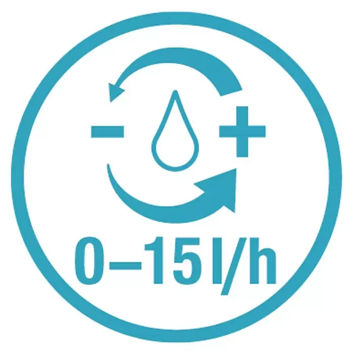 Gardena Micro-Drip Regulierbarer Reihentropfer10 Stk., 15 l/h Info