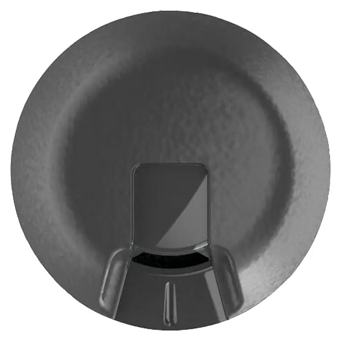 Gardena Micro-Drip Endstreifendüse - 5 Stk. - Nahaufnahme einer grauen Sprühdose mit einem rechteckigen Sprühkopf, der teilweise im Schatten liegt. Ideal für Lackierarbeiten und DIY-Projekte.
