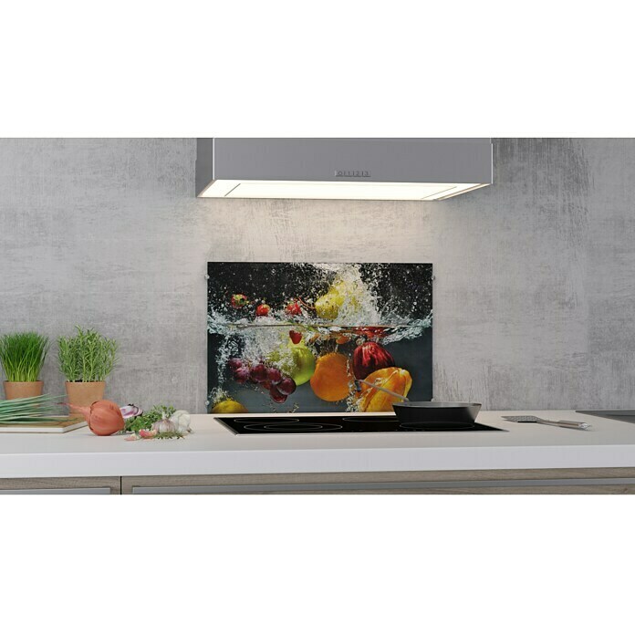 CUCINE Küchenrückwand (Fruit Splash, 60 x 40 cm, Stärke: 6 mm, Einscheibensicherheitsglas (ESG))