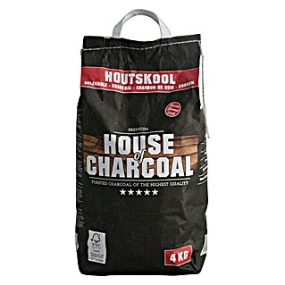 House of Charcoal Houtskool Premium (4 kg, Geschikt voor: Houtskoolbarbecue)