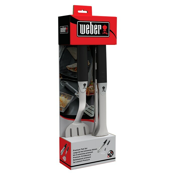 Weber Grillbesteck Kompakt (2-tlg., Edelstahl)