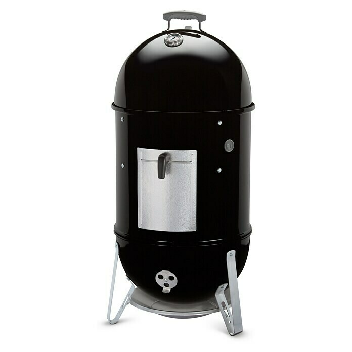 Weber Räucherofen Smokey Mountain Cooker  (Schwarz, Hauptgrillfläche: 2 x Ø 47 cm)