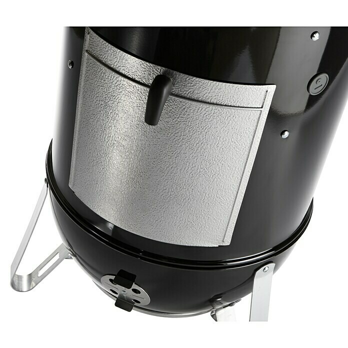 Weber Räucherofen Smokey Mountain Cooker  (Schwarz, Hauptgrillfläche: 2 x Ø 47 cm)