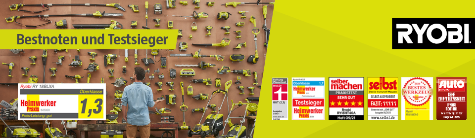 Ryobi Testsieger