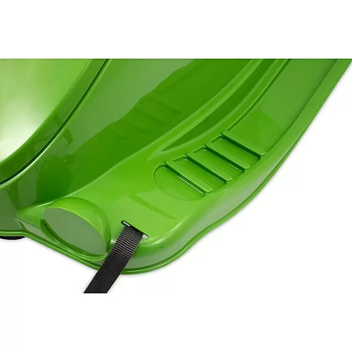 KHW Schlitten Snow Quad - L x B: 91 x 48 cm, Belastbarkeit: 30 kg, Kunststoff, Grün - Detailaufnahme