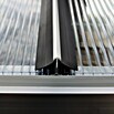 Vitavia Gewächshaus (4,45 x 2,57 x 2,3 m, Farbe: Aluminium, Polycarbonat, 4 mm)