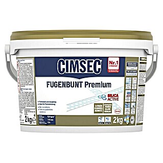 Cimsec Fugenmörtel Fugenbunt Premium (Schiefergrau, 2 kg)