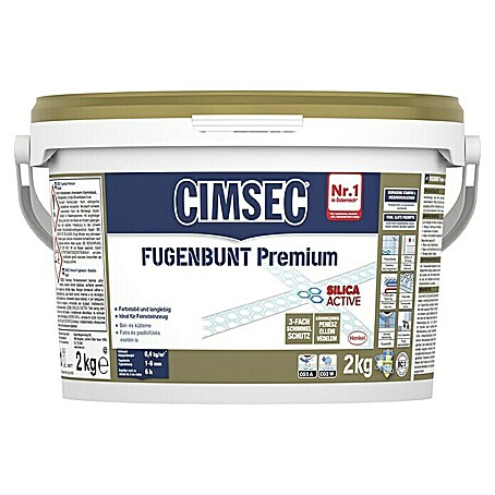 Cimsec Fugenmörtel Fugenbunt Premium (Schiefergrau, 2 kg)