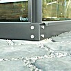 Vitavia Gewächshaus (2,58 x 2,57 x 2,3 m, Farbe: Anthrazit, Einscheibensicherheitsglas (ESG), 3 mm)