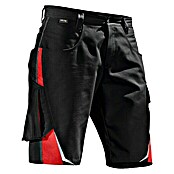 Kübler Pulsschlag Herren-Arbeitsshorts (60, Schwarz/Rot)