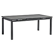 Acamp Gartenmöbel-Set Manhattan/Chicago (9 -tlg., Aluminium, Polyester, Anthrazit, Tischplatte ausziehbar) | BAUHAUS